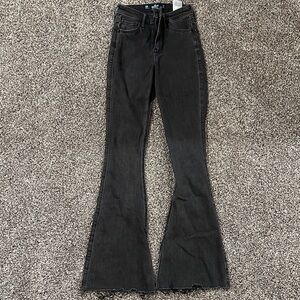 Women’s Hollister black bootcut jeans